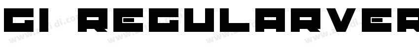 GI RegularVersion 1字体转换